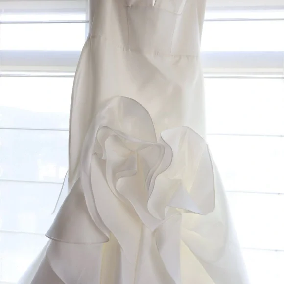 Elegant White Wedding Gown